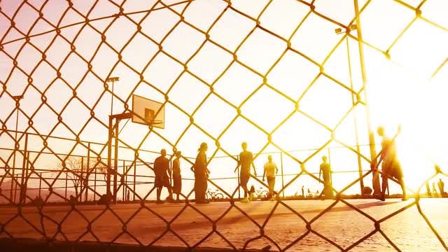 Basketball Match: Stock Video