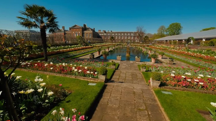 Royal Kensington Palace - Stock Video | Motion Array