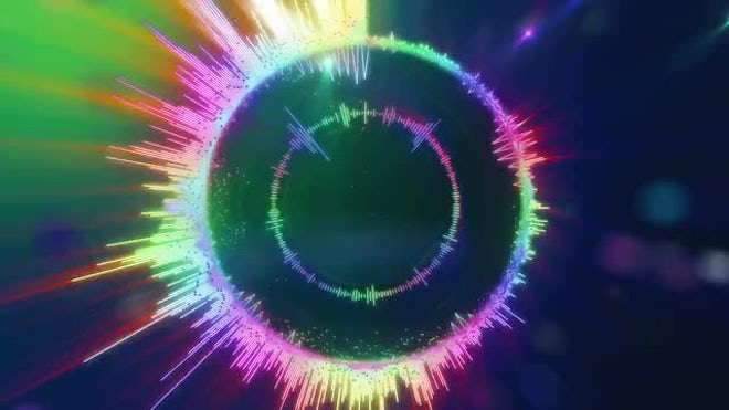 Colorful Equalizer Flashing - Stock Motion Graphics | Motion Array