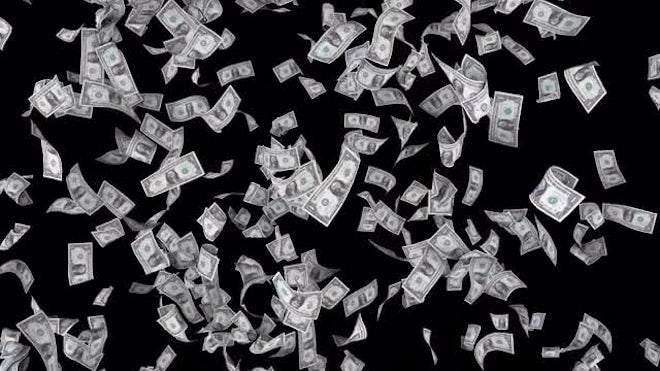 Dollar Money Rain - Stock Motion Graphics | Motion Array