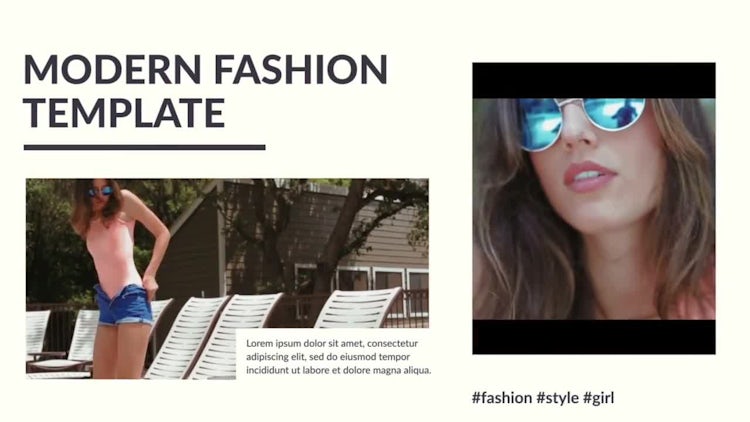 Fashion Slideshow: After Effects Templates
