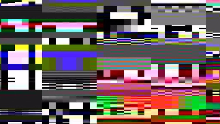 Glitching Old TV Screen 4K - Stock Motion Graphics | Motion Array