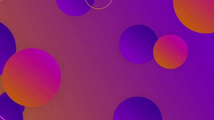 Floating Circles Shape Background - Stock Motion Graphics | Motion Array