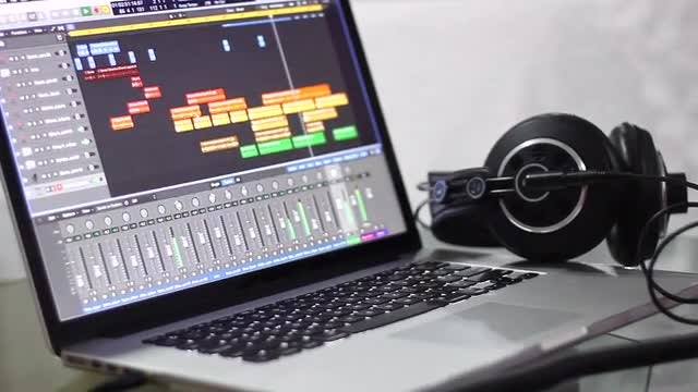 Producing Music: Stock Video