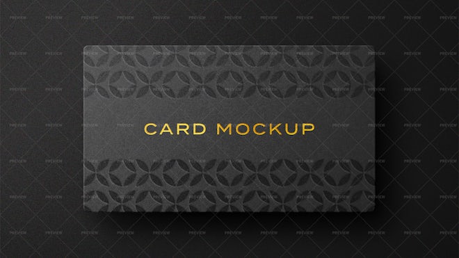 Deluxe Card Logo Mockup - Graphics | Motion Array