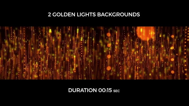 Golden Light Backgrounds: Stock Motion Graphics