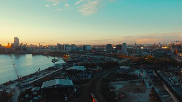 An Industrial Estate: Stock Video