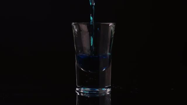 Blue Liquor: Stock Video