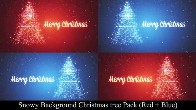Rotating Christmas Tree Pack: Stock Motion Graphics