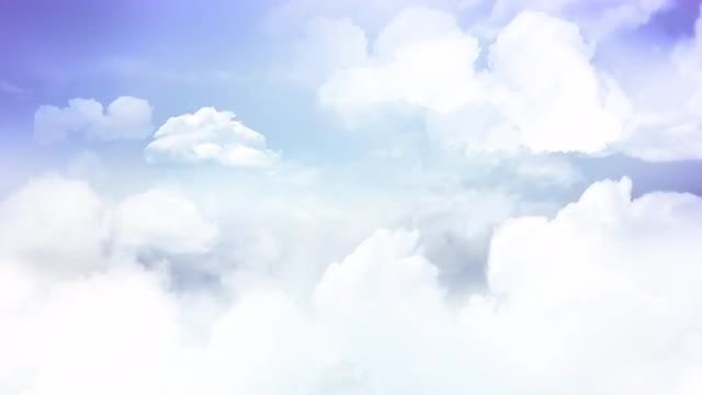Flying In The Clouds 4K: Stock Motion Graphics