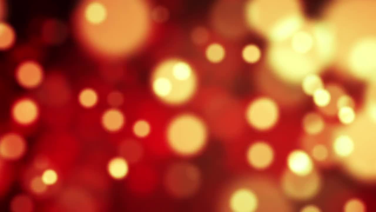 red and gold bokeh