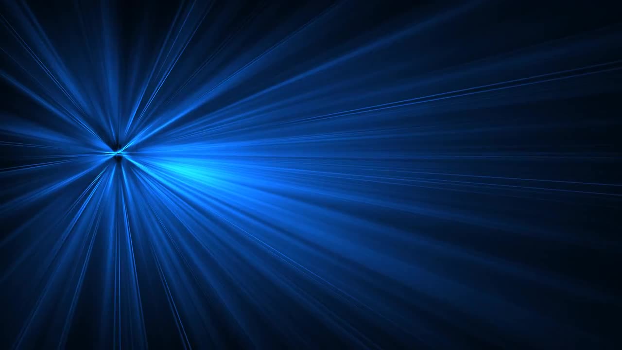  Blue  Light  Rays Glowing  4K Stock Motion Graphics 