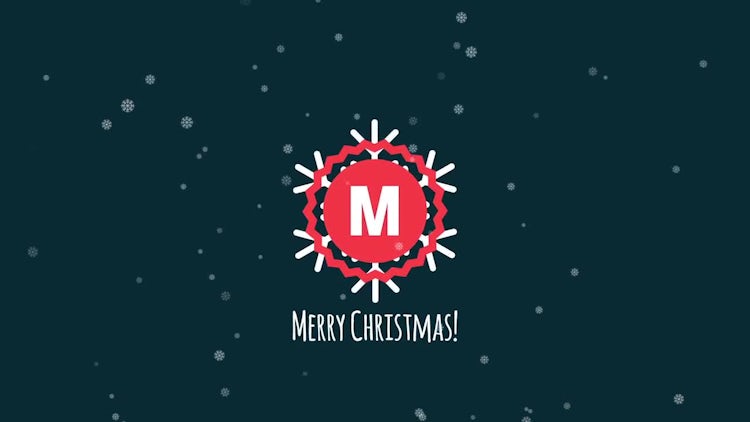 Christmas Logo: After Effects Templates
