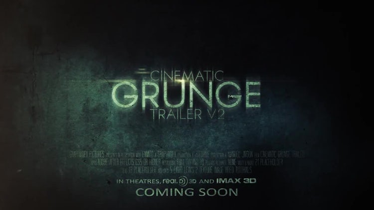 film grunge after effects template download