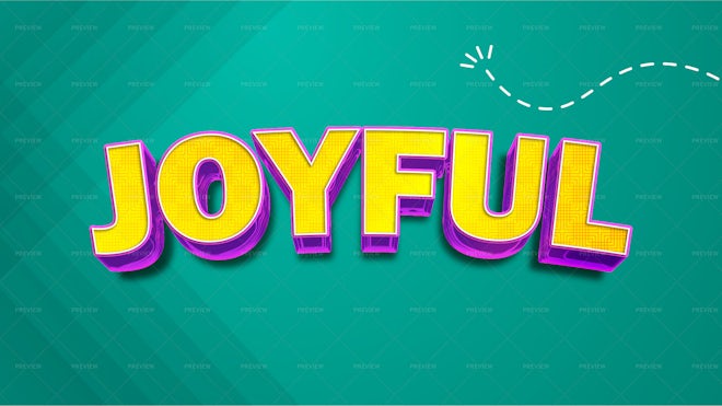 Joyful Text Effect - Graphics | Motion Array