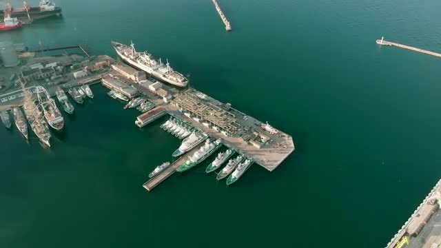 Ships At The Port: Stock Video