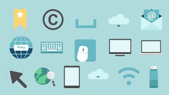 Computer & Internet Icons Pack: Stock Motion Graphics