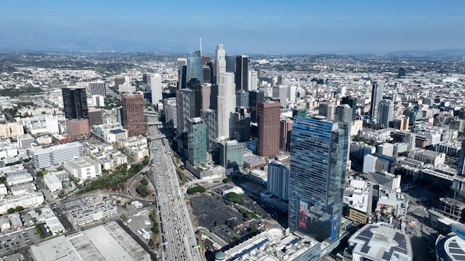 Corporate Buildings At Los Angeles - Stock Photos | Motion Array