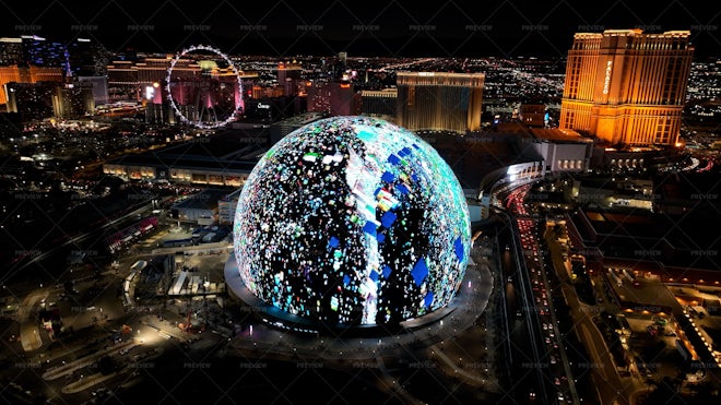 Las Vegas Sphere - Stock Photos | Motion Array