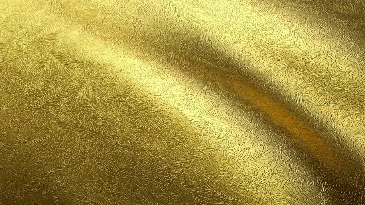 Gold Embossed Cloth Pattern Background Stock Motion Graphics Motion Array