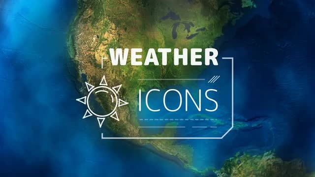 Weather Forecast Icons Pack: Stock Motion Graphics