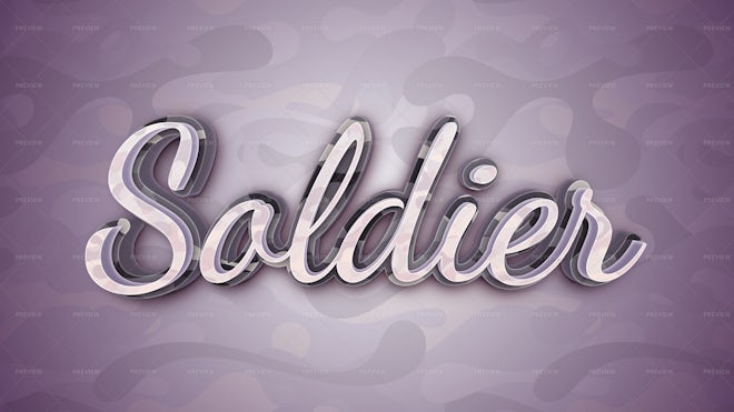 Soldier Text Effect - Graphics | Motion Array