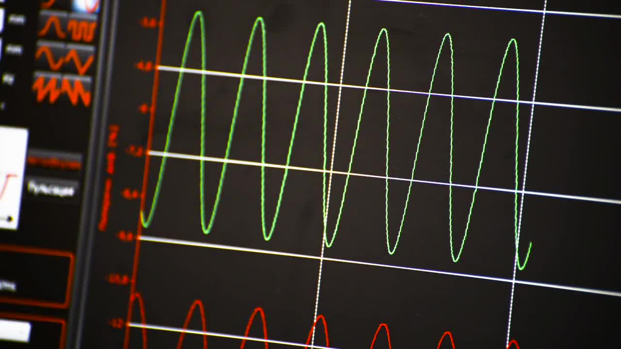 Sine Wave Stock Video Motion Array
