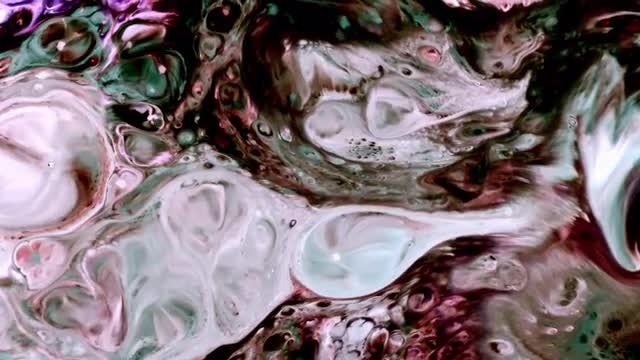 Dark Paint Spread: Stock Video