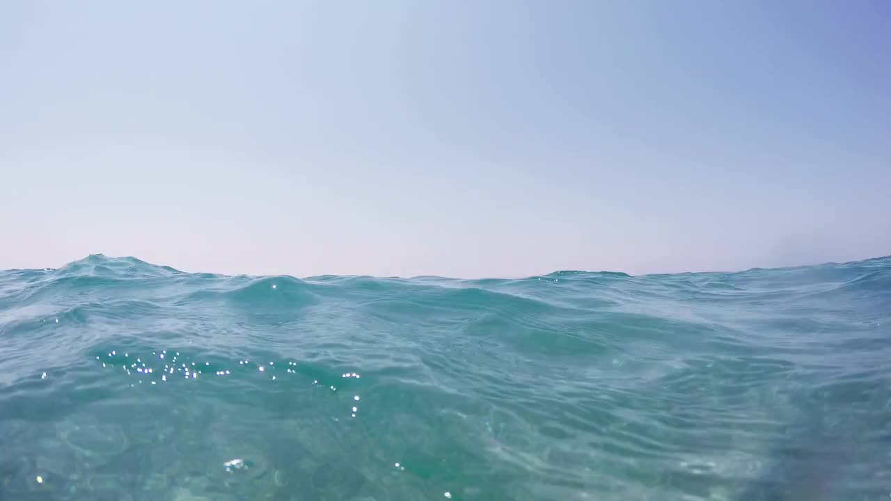 Drowning In The Ocean - Stock Video 