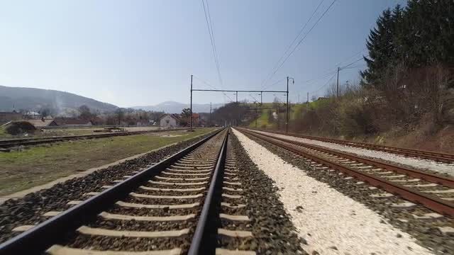 Train Tracks: Stock Video