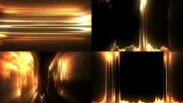 Abstract Golden Light Package: Stock Motion Graphics