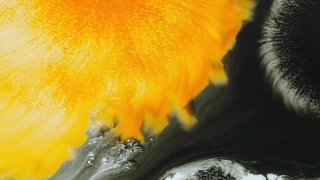 3 Clips Of Ink Fill: Stock Video