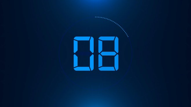 Digital Countdown Timer