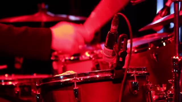 Drum Performance: Stock Video