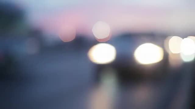 Traffic Bokeh: Stock Video