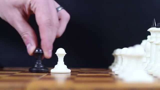 Playing Chess: Stock Video