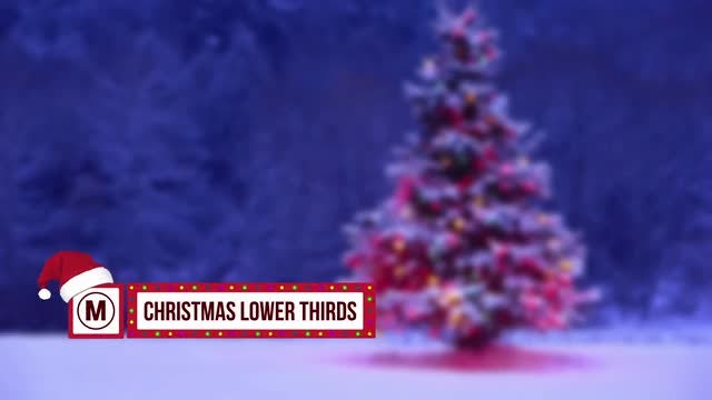 Christmas Lower Thirds: After Effects Templates