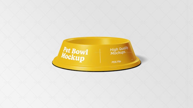 Pet Bowl Mockup - Graphics | Motion Array