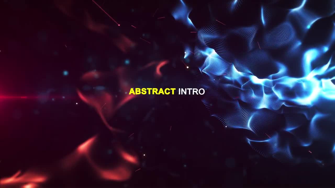 Abstract Intro After Effects Templates Motion Array