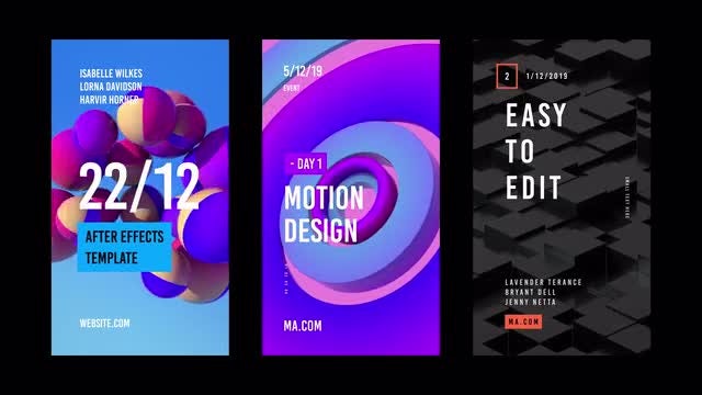 15 Stories With 3d Animated Backgrounds: After Effects Templates