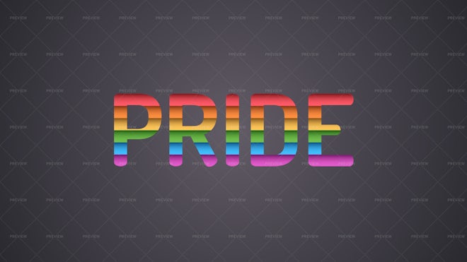 Pride Editable Text Effect - Graphics | Motion Array