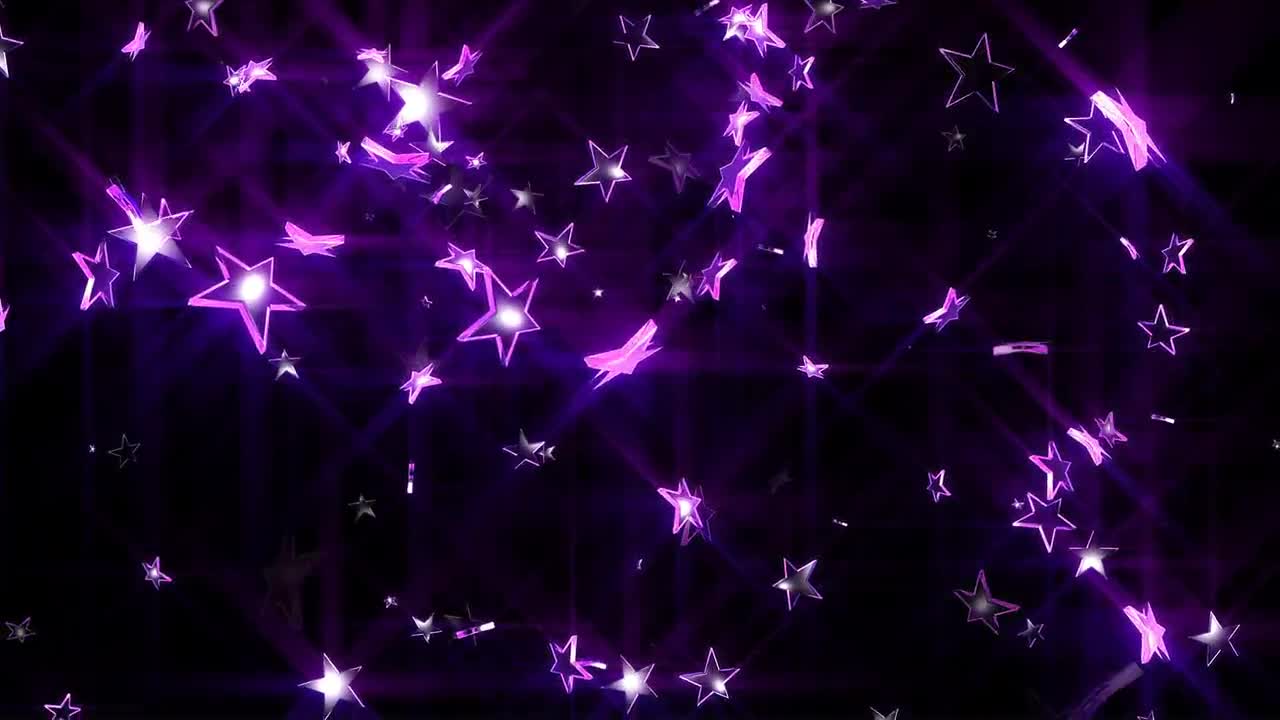 Purple Stars Rising - Stock Motion Graphics | Motion Array