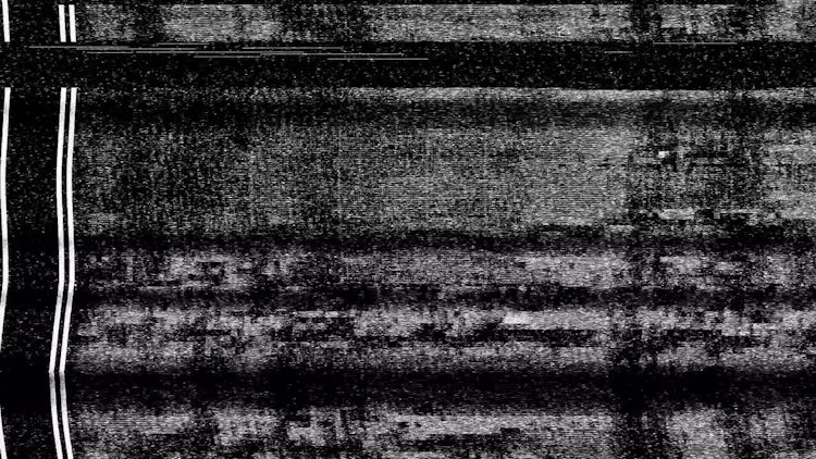 Glitch Distortion Bad TV 4K - Stock Motion Graphics