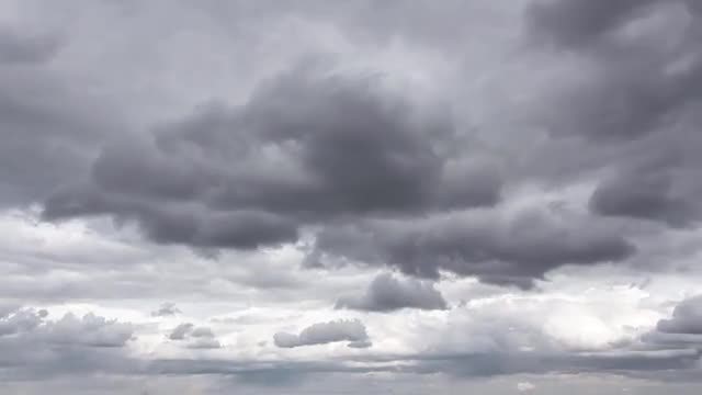 4K Overcast Sky: Stock Video