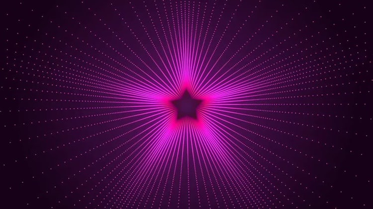 Retro Star Background: Stock Motion Graphics