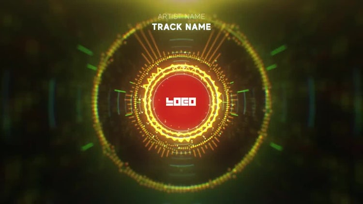 Audio React Endless Circle Tunnel After Effects Templates Motion Array