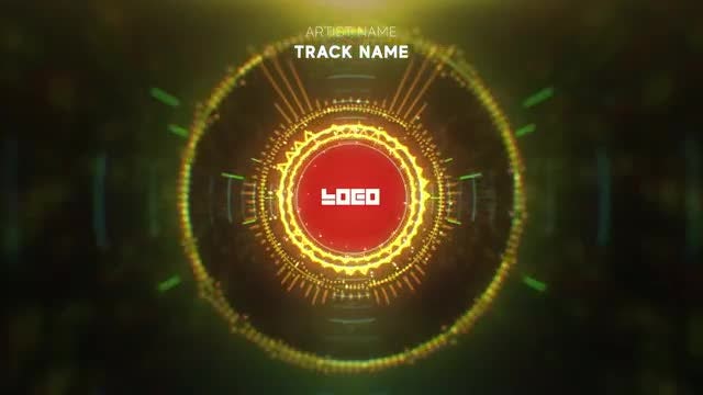 Audio React - Endless Circle Tunnel: After Effects Templates