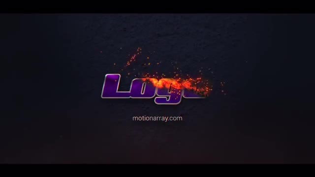 Burning Logo: After Effects Templates