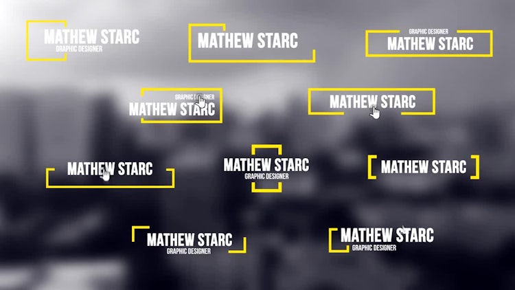 Modern Lower Thirds: After Effects Templates