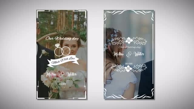 Instagram Wedding Story: Motion Graphics Templates